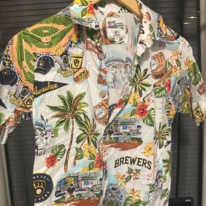 Brewers Hawaiian Kids Shirt